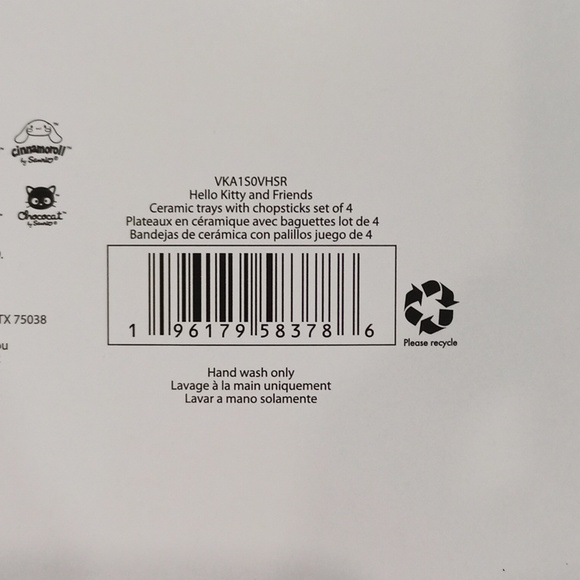 Hello Kitty Chococat Pompompurin Ceramic Chopsticks rests trays Set 4 - Picture 15 of 15